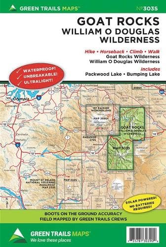 Goat Rocks, William O. Douglass Wilderness No.303S (Green Trails Maps)